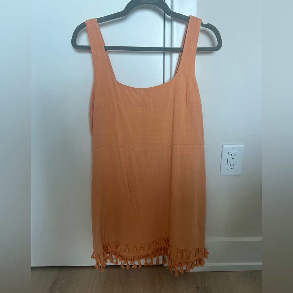 Lulu's Orange Mini Dress